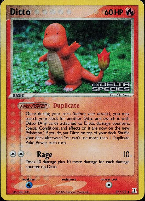 Ditto (Charmander) [Reverse Holo]